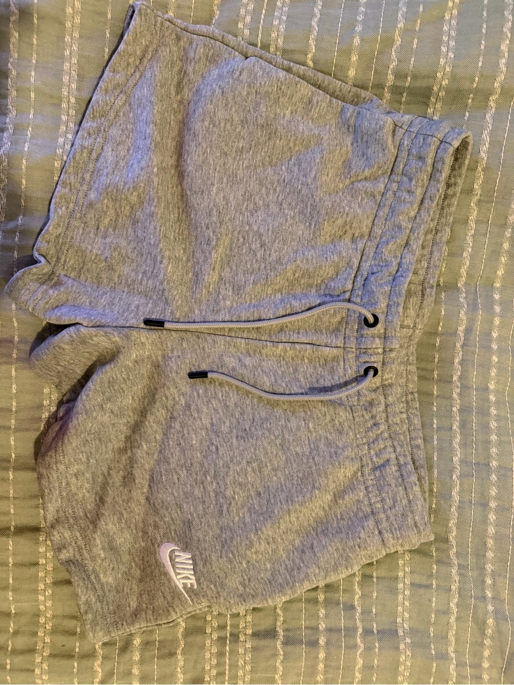 Nike Women’s Gray Terry Knit Pull-On Shorts